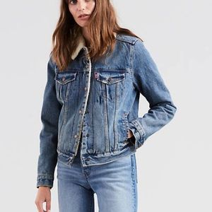 Levi’s original Sherpa jacket med wash size L